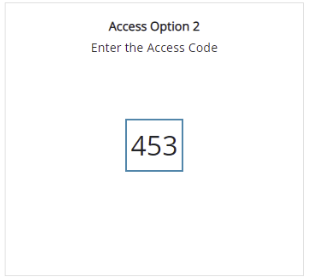 Access code